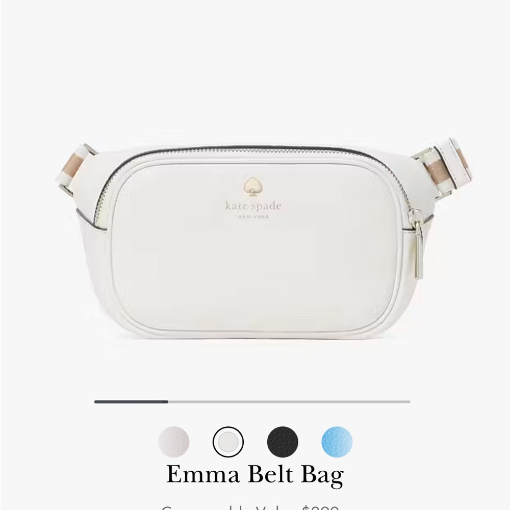 BNWOT Kate Spade Ivory Crossbody Bag - Picture 6 of 10